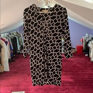 Michael Kors Black and White Tunic